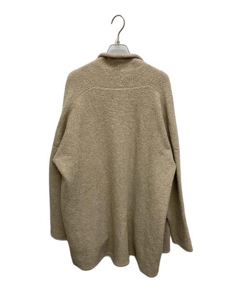 Lauren Manoogian（ローレン マヌージアン）Lauren Manoogian (ローレン マヌージアン) KNIT SHORT C/D ニットカーディガン ベージュ サイズ:SIZE1の古着・服飾アイテム