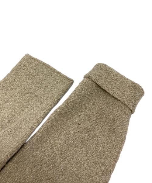 Lauren Manoogian（ローレン マヌージアン）Lauren Manoogian (ローレン マヌージアン) KNIT SHORT C/D ニットカーディガン ベージュ サイズ:SIZE1の古着・服飾アイテム