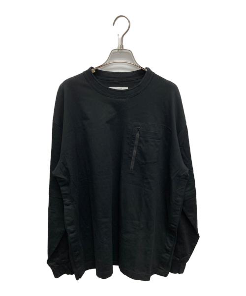 sacai（サカイ）sacai (サカイ) Cotton Jersey L/S T-Shirt ブラック サイズ:SIZE　4の古着・服飾アイテム