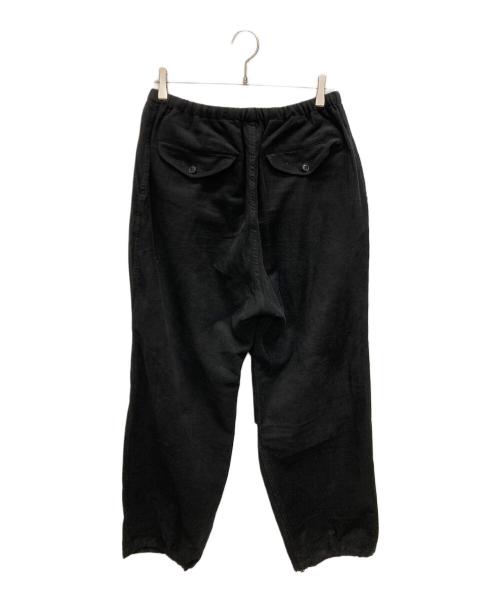 COMOLI（コモリ）COMOLI (コモリ) モールスキン ニータックパンツ ブラック サイズ:SIZE2の古着・服飾アイテム