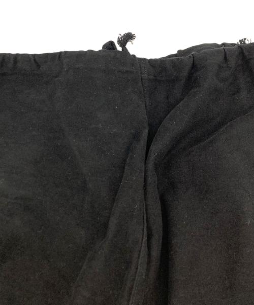 COMOLI（コモリ）COMOLI (コモリ) モールスキン ニータックパンツ ブラック サイズ:SIZE2の古着・服飾アイテム