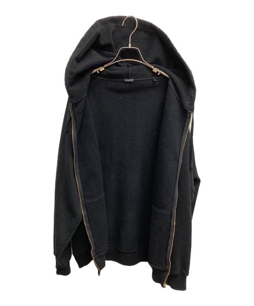 COMOLI（コモリ）COMOLI (コモリ) コットン裏毛 ジップパーカー ブラック サイズ:SIZE　4の古着・服飾アイテム