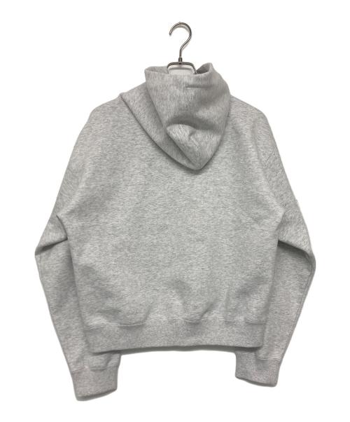 BEAMS（ビームス）BEAMS (ビームス) ワイドショートフィット ウィンドプルーフ スウェット フーディー グレー サイズ:SIZE　M 未使用品の古着・服飾アイテム