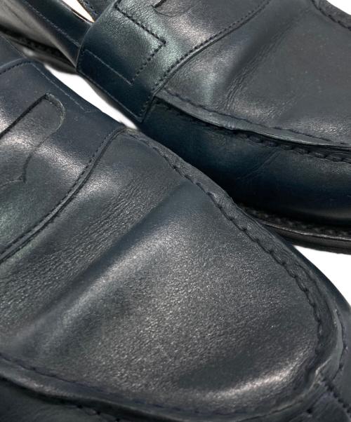 Jalan Sriwijaya（ジャランスリウァヤ）Jalan Sriwijaya (ジャランスリウァヤ) コインローファー ネイビー サイズ:82/1の古着・服飾アイテム