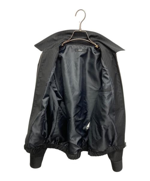 glamb（グラム）glamb (グラム) Stripe Coach Jacket ブラック サイズ:SIZE　Sの古着・服飾アイテム