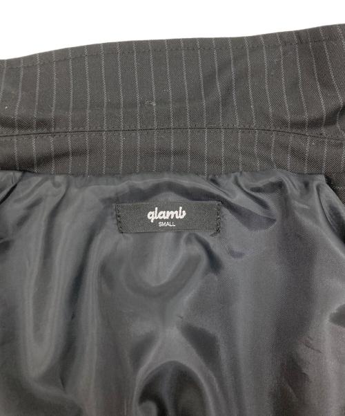 glamb（グラム）glamb (グラム) Stripe Coach Jacket ブラック サイズ:SIZE　Sの古着・服飾アイテム