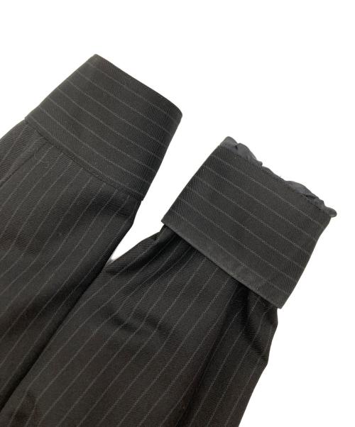 glamb（グラム）glamb (グラム) Stripe Coach Jacket ブラック サイズ:SIZE　Sの古着・服飾アイテム