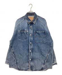 LEVI'S×JOURNAL STANDARD（リーバイス×ジャーナルスタンダード）の古着「JS TWIST SHACKET SMU」｜インディゴ