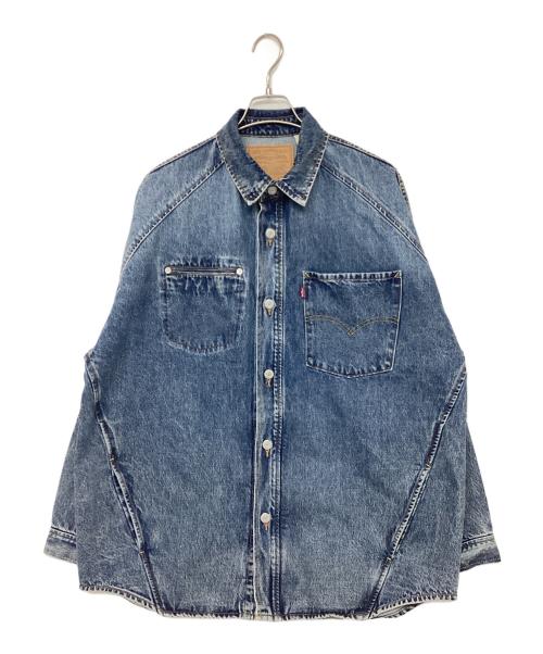 LEVI'S（リーバイス）LEVI'S (リーバイス) JOURNAL STANDARD (ジャーナルスタンダード) JS TWIST SHACKET SMU インディゴ サイズ:SIZE　Mの古着・服飾アイテム