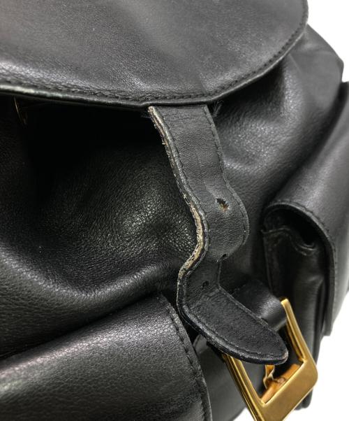 GUCCI（グッチ）GUCCI (グッチ) バンブー バックパック ブラックの古着・服飾アイテム