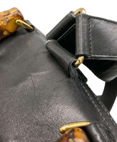 GUCCI（グッチ）GUCCI (グッチ) バンブー バックパック ブラックの古着・服飾アイテム