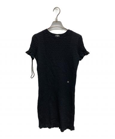 中古・古着通販】CHANEL (シャネル) ココマークラインストーンニット