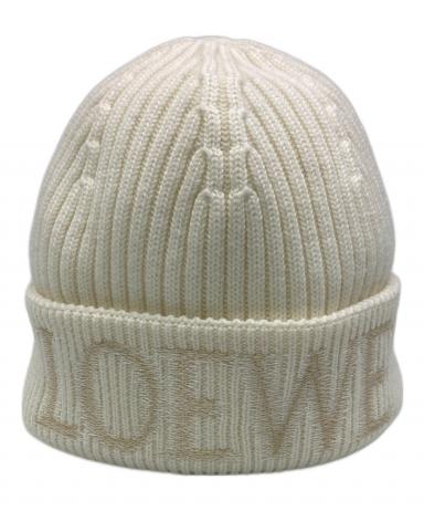 中古・古着通販】LOEWE (ロエベ) Wool Logo Beanie ベージュ サイズ