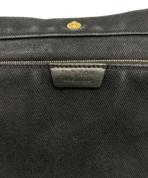THE ROW（ザ ロウ）THE ROW (ザ ロウ) Idaho XL コットンキャンバス トートバッグ ブラックの古着・服飾アイテム