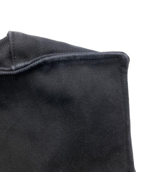 THE ROW（ザ ロウ）THE ROW (ザ ロウ) Idaho XL コットンキャンバス トートバッグ ブラックの古着・服飾アイテム