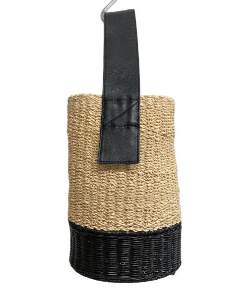 sacai（サカイ）sacai (サカイ) s Basket Bag ブラック×ベージュ サイズ:実寸サイズをご参照下さい。の古着・服飾アイテム