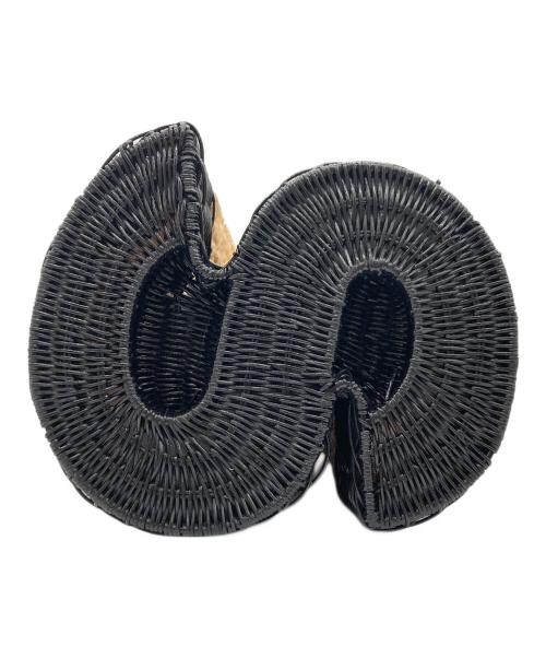 sacai（サカイ）sacai (サカイ) s Basket Bag ブラック×ベージュ サイズ:実寸サイズをご参照下さい。の古着・服飾アイテム