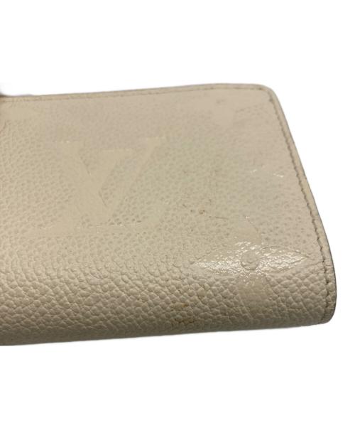 LOUIS VUITTON（ルイ ヴィトン）LOUIS VUITTON (ルイ ヴィトン) ポルトフォイユ・クレア ベージュ サイズ:実寸サイズをご参照下さい。の古着・服飾アイテム