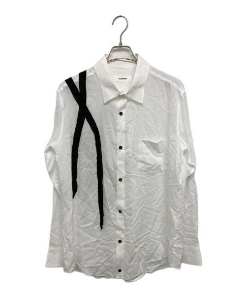 sulvam（サルバム）sulvam (サルバム) スリーブリボンシャツ ホワイト サイズ:SIZE FREEの古着・服飾アイテム