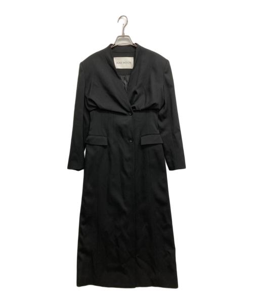 JOSEMOON（ジョゼムーン）JOSEMOON (ジョゼムーン) SUITING LONG COAT ブラック サイズ:	SIZE Freeの古着・服飾アイテム