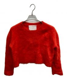 MYLAN（マイラン）の古着「Wool Mohair Knit Top」｜レッド