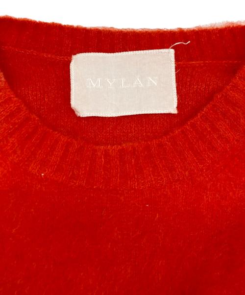 MYLAN（マイラン）MYLAN (マイラン) Wool Mohair Knit Top レッド サイズ:SIZE FREEの古着・服飾アイテム