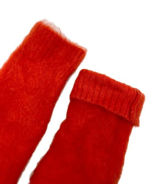 MYLAN（マイラン）MYLAN (マイラン) Wool Mohair Knit Top レッド サイズ:SIZE FREEの古着・服飾アイテム