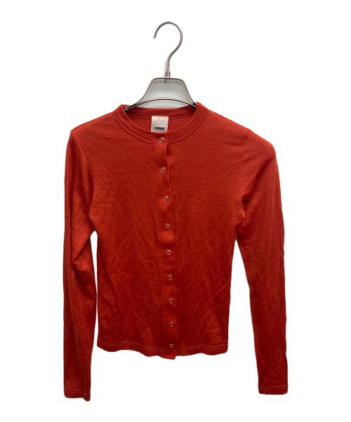 IAWAK（アイアワク）IAWAK (アイアワク) BASIC CARDIGAN オレンジ サイズ:SIZE　FREEの古着・服飾アイテム
