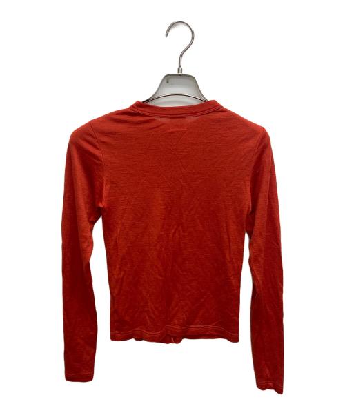 IAWAK（アイアワク）IAWAK (アイアワク) BASIC CARDIGAN オレンジ サイズ:SIZE　FREEの古着・服飾アイテム