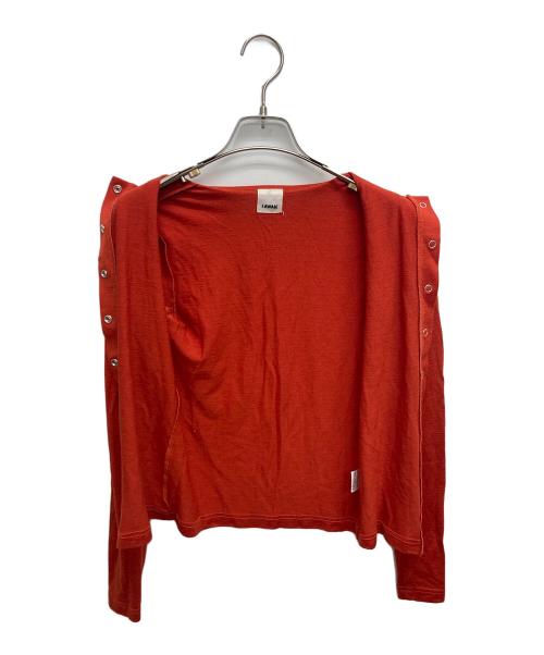 IAWAK（アイアワク）IAWAK (アイアワク) BASIC CARDIGAN オレンジ サイズ:SIZE　FREEの古着・服飾アイテム