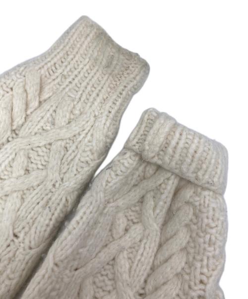 NKNIT（エヌニット）NKNIT (エヌニット) ショート丈ニット ベージュ サイズ:1の古着・服飾アイテム