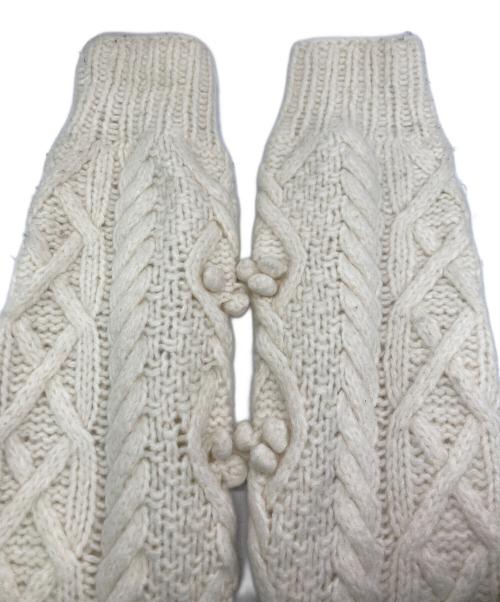 NKNIT（エヌニット）NKNIT (エヌニット) ショート丈ニット ベージュ サイズ:1の古着・服飾アイテム