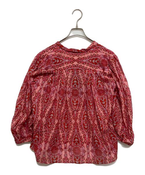 ETRO（エトロ）ETRO (エトロ) Paisley Print Sheer Blouse ピンク サイズ:SIZE38 未使用品の古着・服飾アイテム