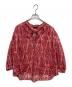 ETRO（エトロ）の古着「Paisley Print Sheer Blouse」｜ピンク