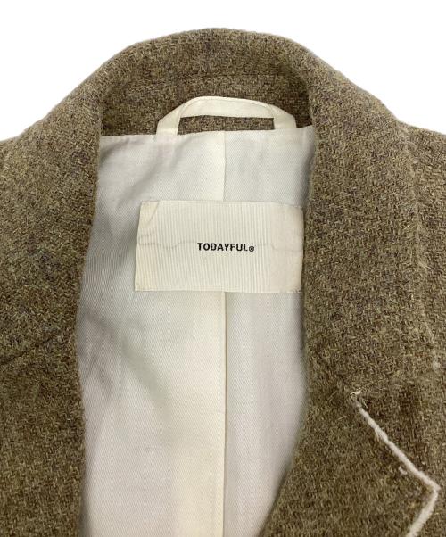 TODAYFUL（トゥデイフル）TODAYFUL (トゥデイフル) Cutoff Wool Jacket カーキ サイズ:38の古着・服飾アイテム