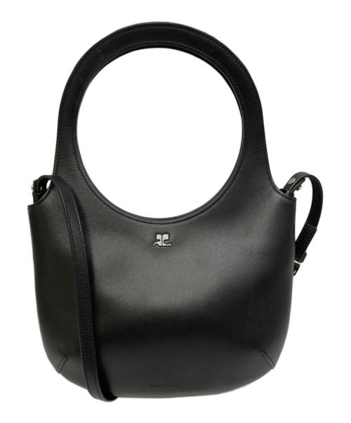 courreges（クレージュ）courreges (クレージュ) Holy ショルダーバッグ ブラックの古着・服飾アイテム