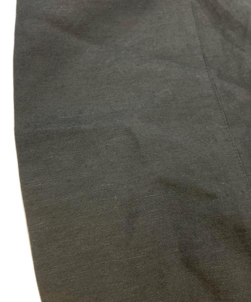 HYKE（ハイク）HYKE (ハイク) Vネックリネン混ワンピース ブラック サイズ:SIZE Freeの古着・服飾アイテム
