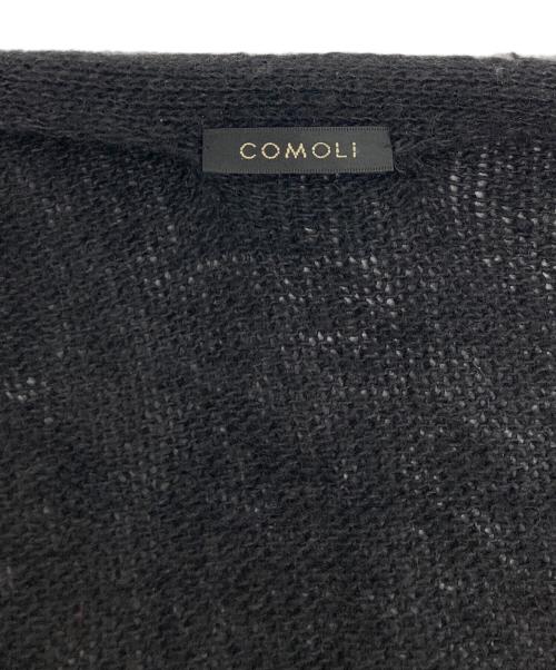 COMOLI（コモリ）COMOLI (コモリ) カシミヤ製品染 カーディガン ブラック サイズ:SIZE3の古着・服飾アイテム