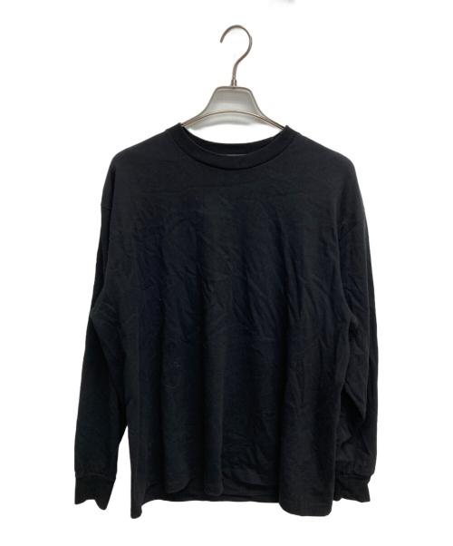 COMOLI（コモリ）COMOLI (コモリ) コットンジャージ 長袖Tシャツ ブラック サイズ:SIZE 4の古着・服飾アイテム