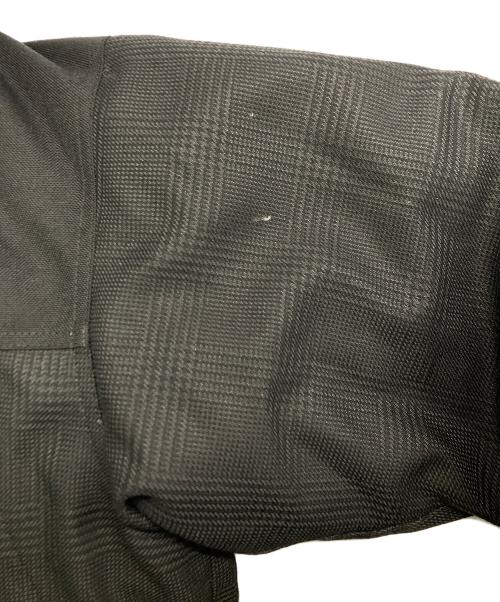 THE NORTH FACE（ザ ノース フェイス）THE NORTH FACE (ザ ノース フェイス) JUNYA WATANABE MAN (ジュンヤワタナベマン) ナイロンタフタ層ラミネート×ウールエステルチェック×ナイロンオックス ブラック サイズ:SIZE　Mの古着・服飾アイテム