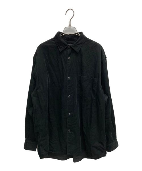COMOLI（コモリ）COMOLI (コモリ) コーデュロイ コモリシャツ ブラック サイズ:SIZE 2の古着・服飾アイテム
