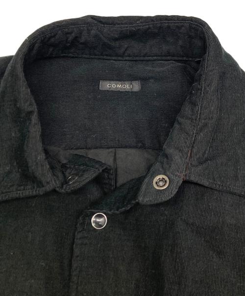 COMOLI（コモリ）COMOLI (コモリ) コーデュロイ コモリシャツ ブラック サイズ:SIZE 2の古着・服飾アイテム