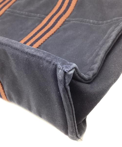 HERMES（エルメス）HERMES (エルメス) MMトートバッグ ネイビーの古着・服飾アイテム