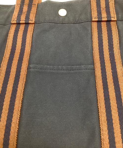 HERMES（エルメス）HERMES (エルメス) MMトートバッグ ネイビーの古着・服飾アイテム