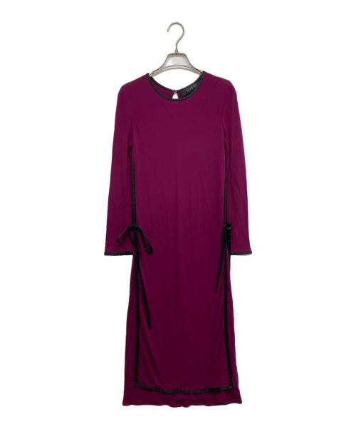 GUCCI（グッチ）GUCCI (グッチ) レイヤードデザインワンピ パープル サイズ:size Sの古着・服飾アイテム