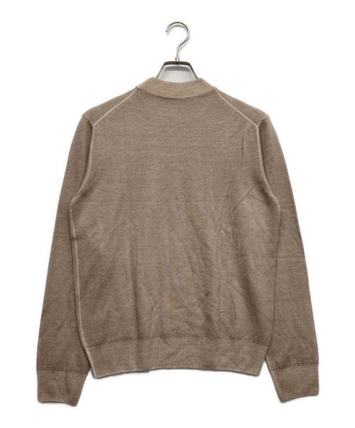 Cruciani（クルチアーニ）CRUCIANI (クルチアーニ) モックネック ハイゲージ ニット ベージュ サイズ:46の古着・服飾アイテム