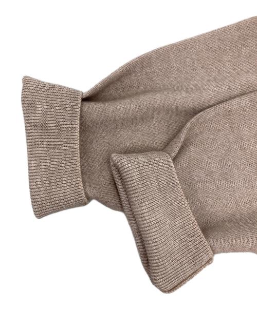 Cruciani（クルチアーニ）CRUCIANI (クルチアーニ) モックネック ハイゲージ ニット ベージュ サイズ:46の古着・服飾アイテム