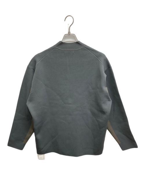TOMORROW LAND tricot（トゥモローランド トリコ）TOMORROW LAND tricot (トゥモローランド トリコ) ポリエステルミラノリブ Vネックデザインカーディガン グレー サイズ:SIZE　M 未使用品の古着・服飾アイテム