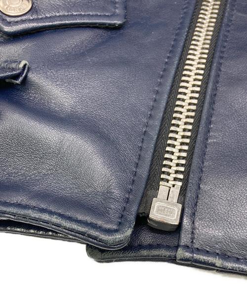 Schott（ショット）Schott (ショット) ライダースジャケット ネイビー サイズ:SIZE Mの古着・服飾アイテム