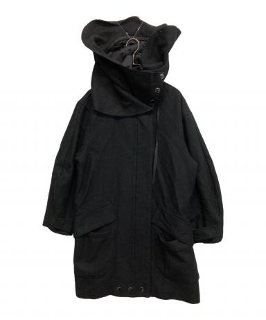 中古・古着通販】chalayan (チャラヤン) アンゴラウールフーデッド